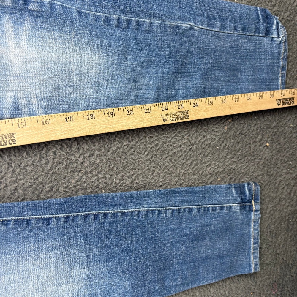 Reflex Premium Womens Size 7 Blue Low Rise Skinny Jeans R650 Distressed Wash - Picture 5 of 8